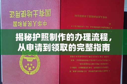 龙陵揭秘护照制作的办理流程，从申请到领取的完整指南